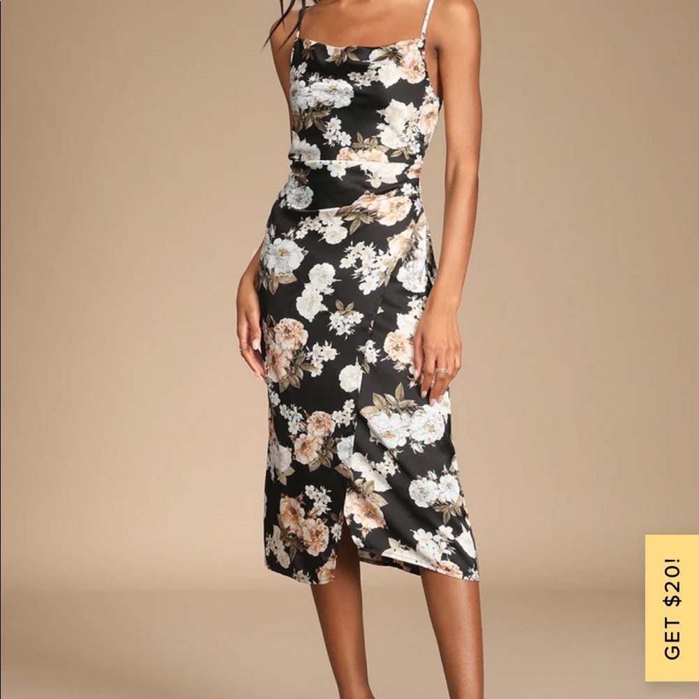 Lulus satin dress